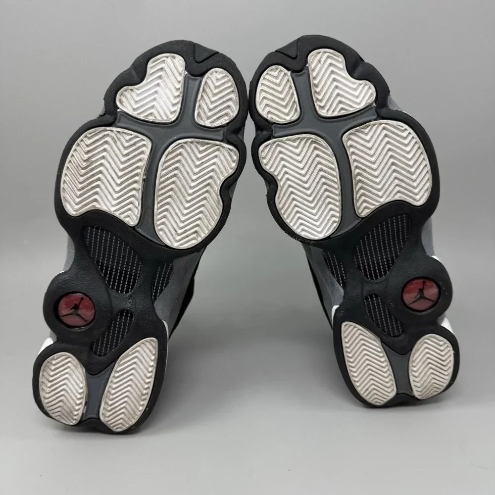 Nike Air Jordan 13 Retro GS Black Flint White Grey 884129 060 Size 6.5Y Womens 8